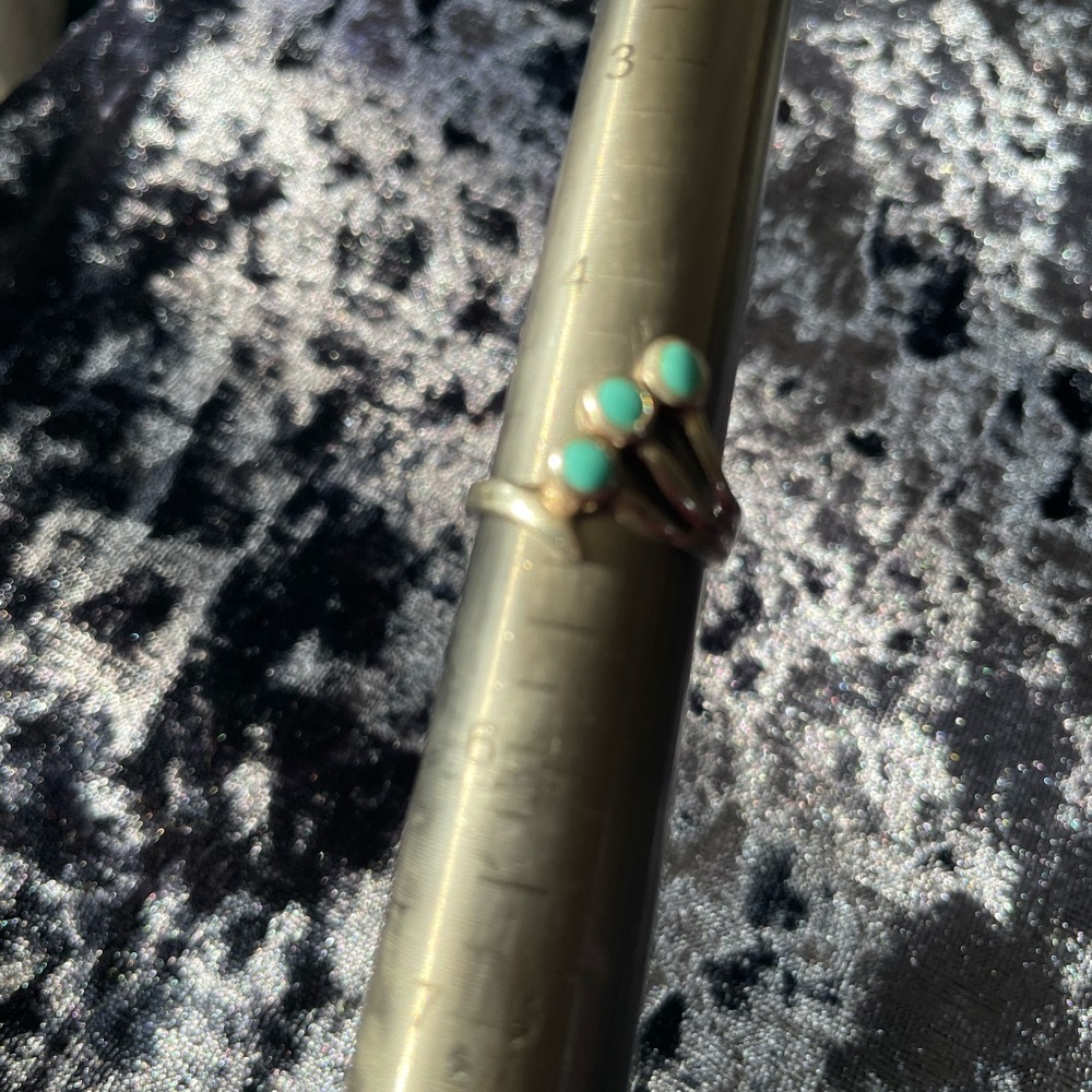 Turquoise sterling ring 5